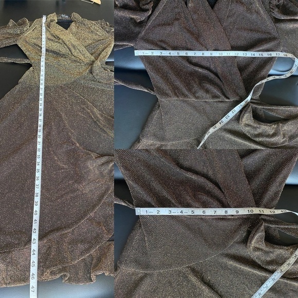 PatBO Metallic Wrap Dress 6 - Picture 10 of 10